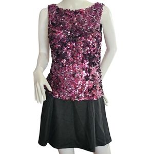 JS Boutique Large Sequins Top Size M
